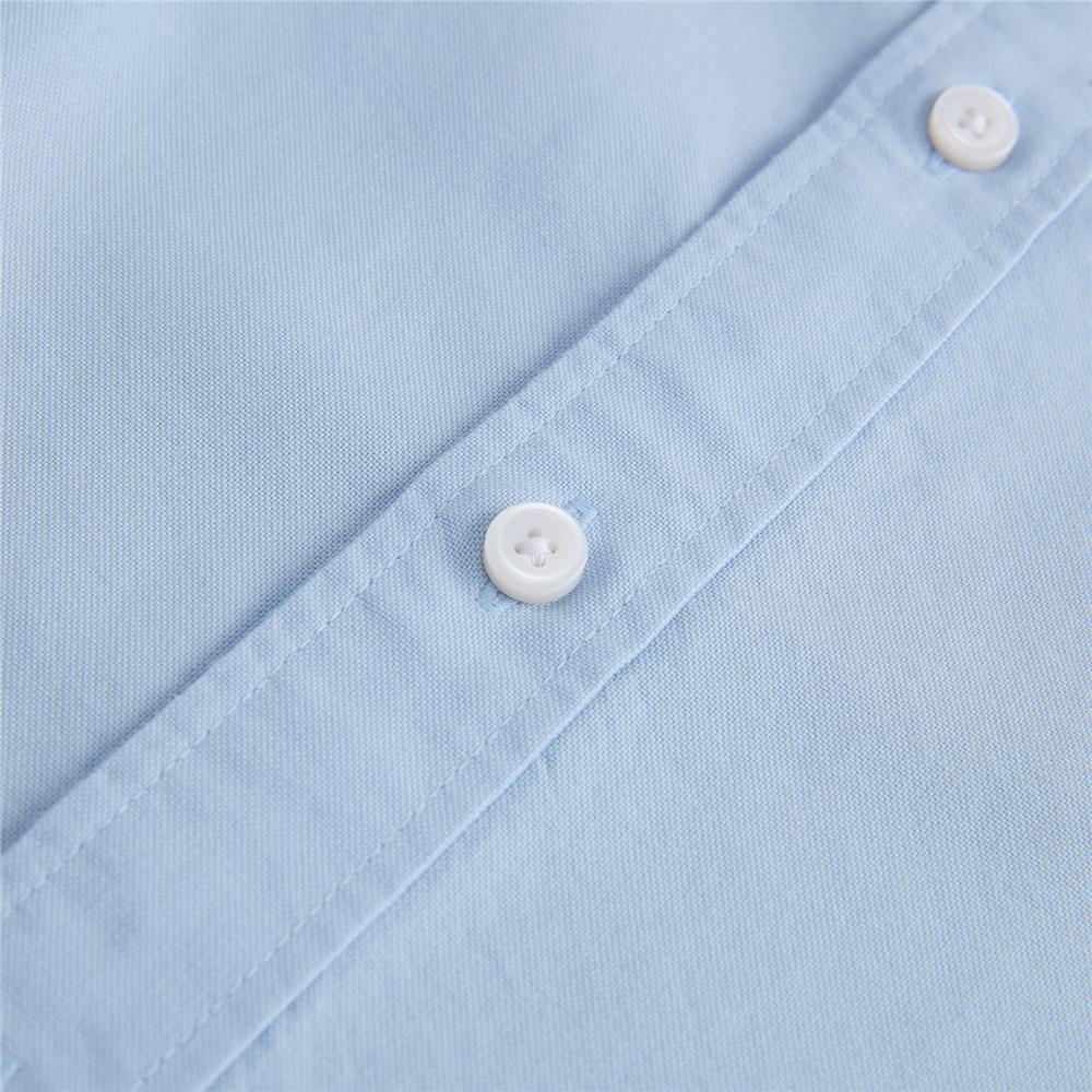 Men's Relaxed Fit Lyocell-Cotton Embroidered Shirt - Image 7