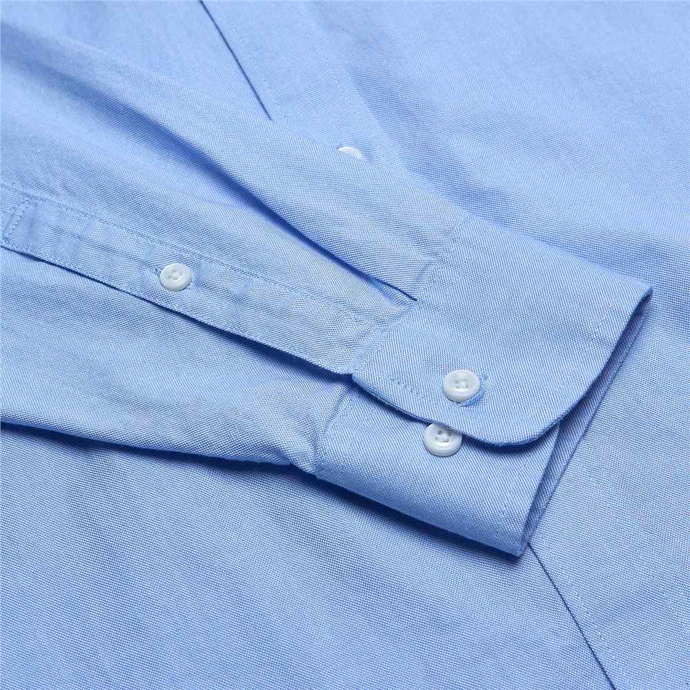 Men's Lion Oxford Slim Long Sleeve Shirt - Image 8