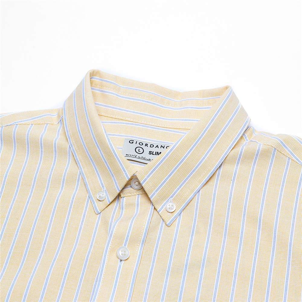 Men's Lion Oxford Slim Long Sleeve Shirt - Image 7