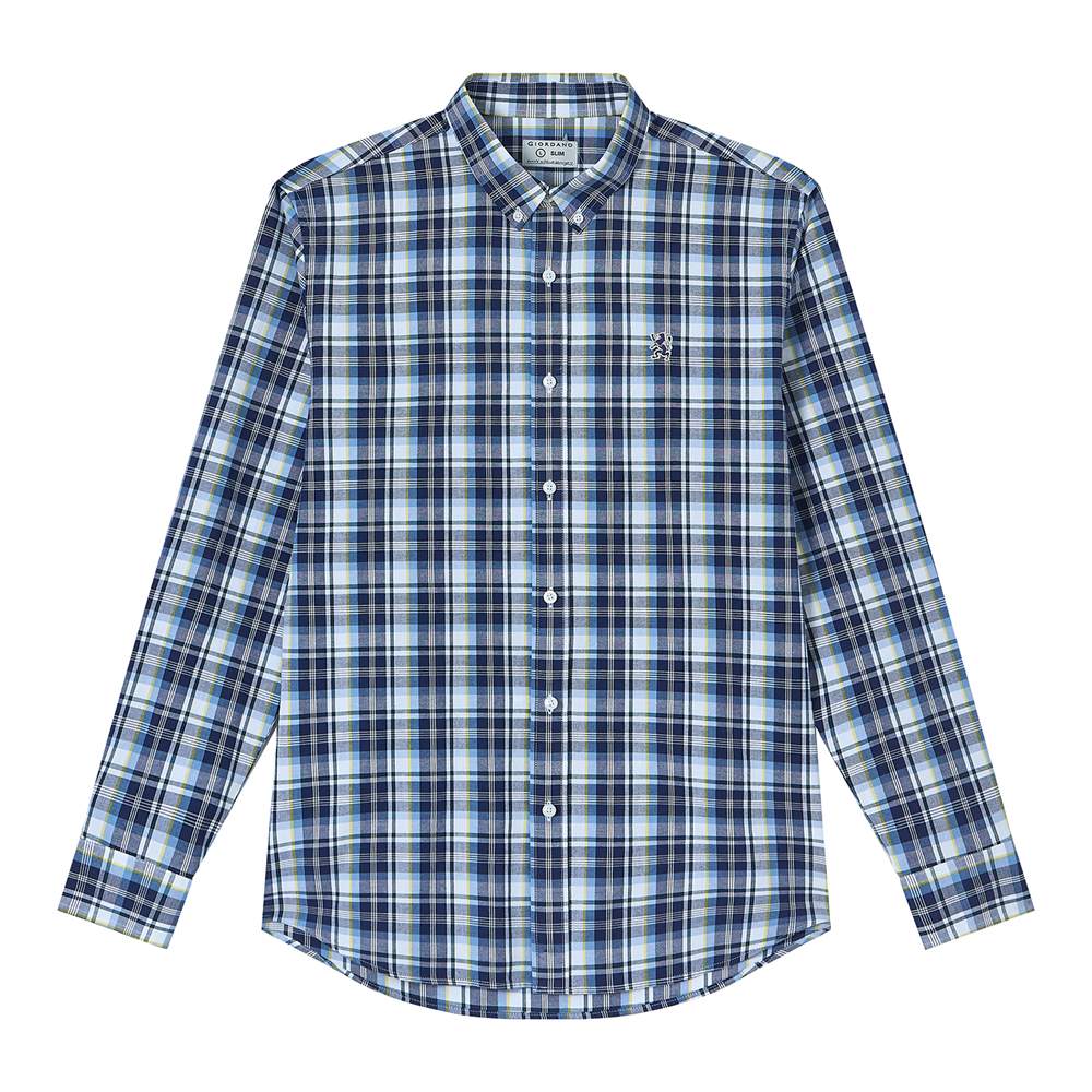 Men's Lion Oxford Slim Long Sleeve Shirt - Image 5