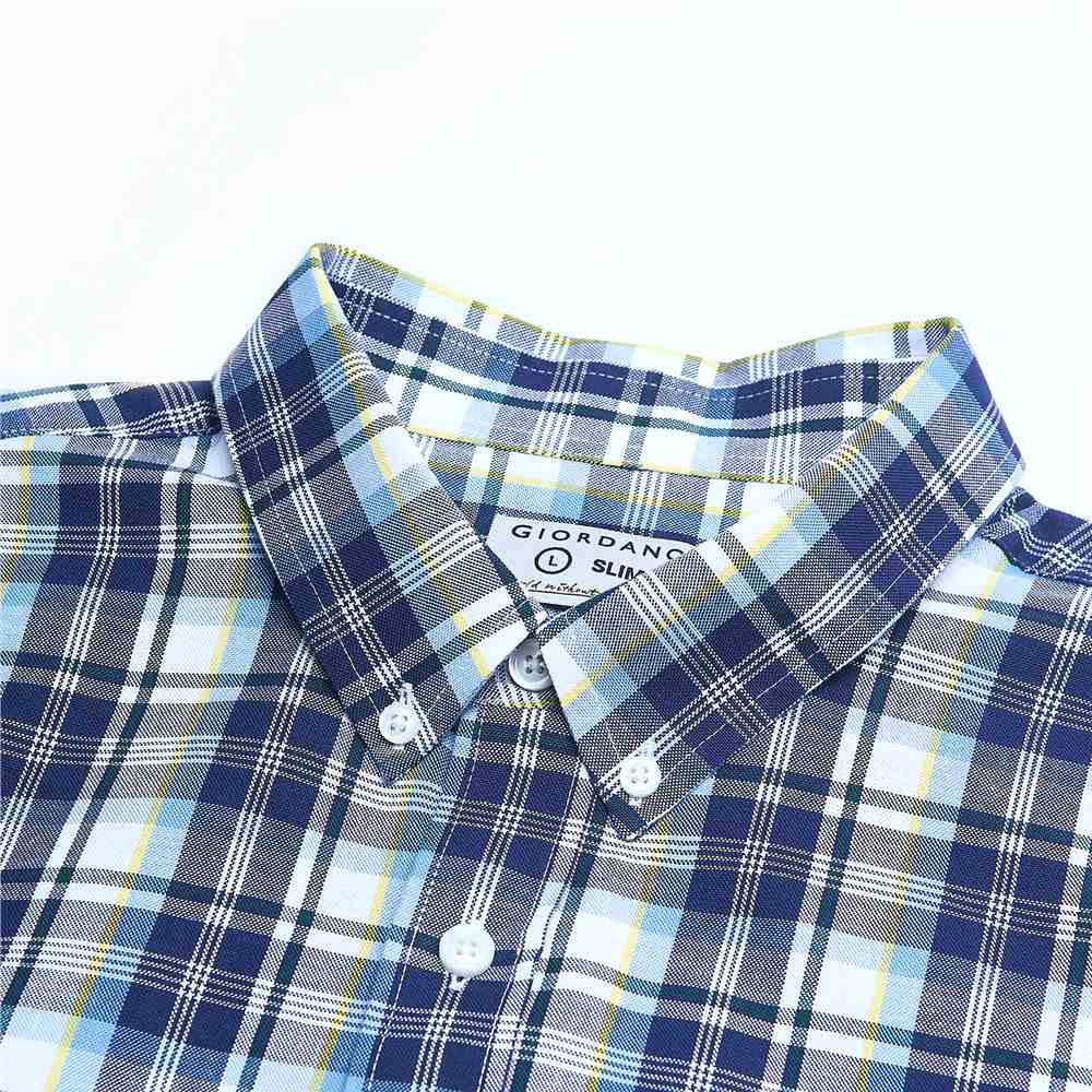Men's Lion Oxford Slim Long Sleeve Shirt - Image 7