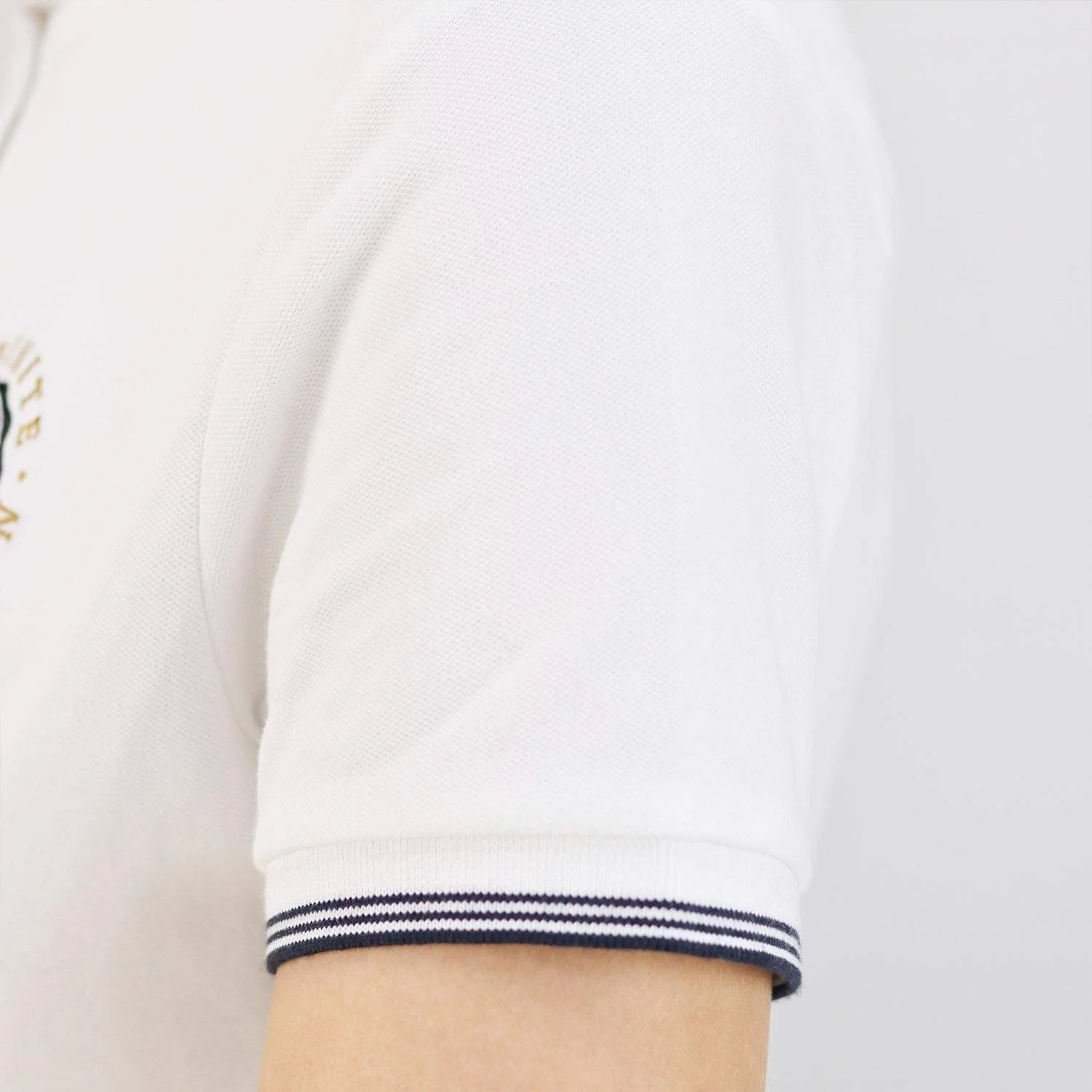 Women Pique Flat Knit Collar Short Sleeve Polo - Image 4